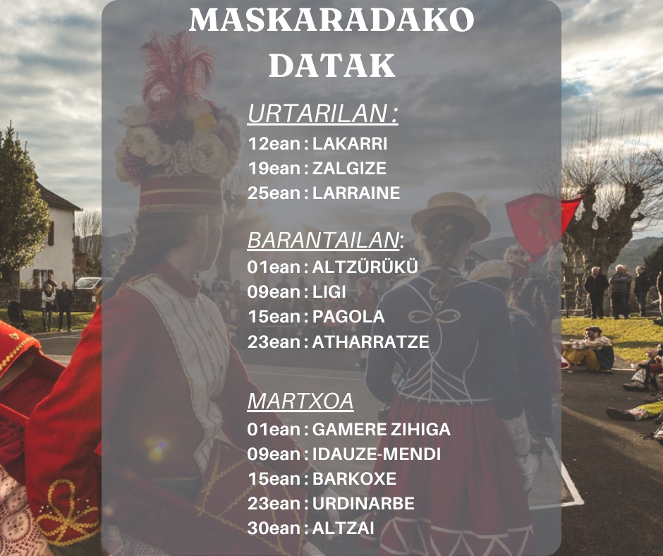 Maskaraden egütegia 2025 Altzai Lakarri